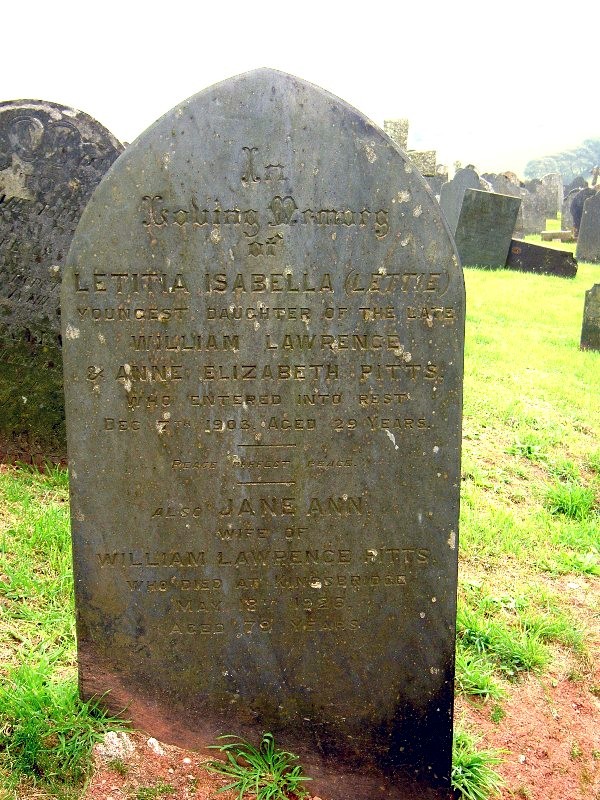 grave of lettie an stepmum